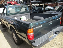 2001 TOYOTA TACOMA STD CAB GREEN 2.4 AT 2WD Z16228